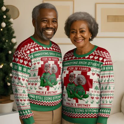 Annoying Each Other - Personalized 3D Sweatshirt