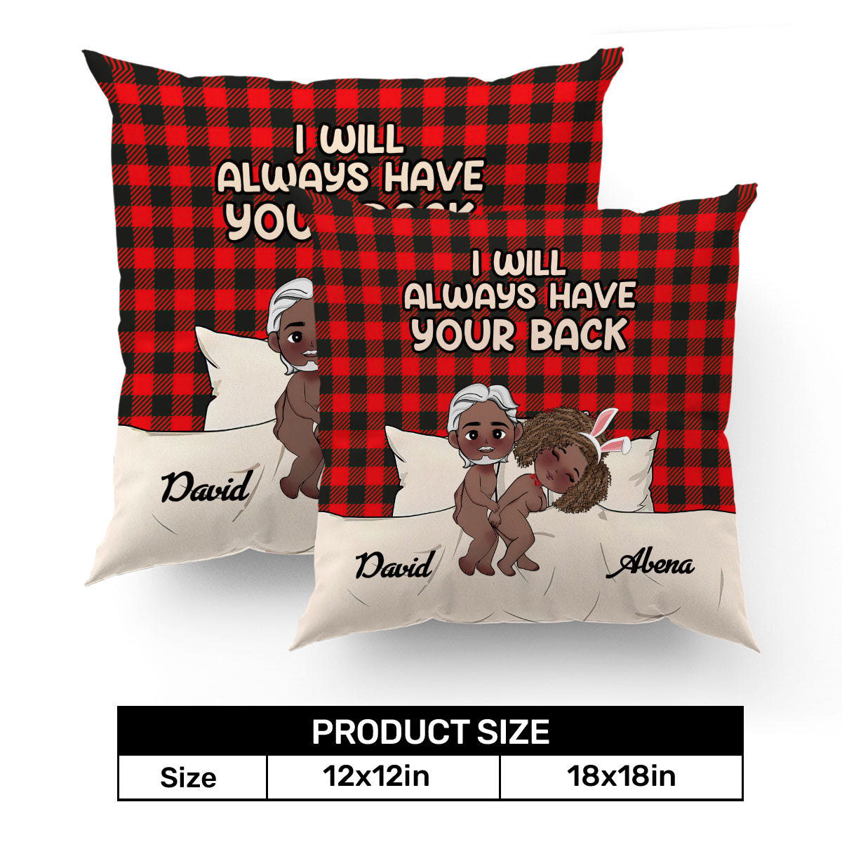 I Will Always Have Your Back - Personalized Pillow