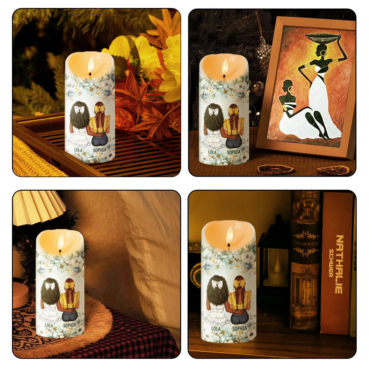 It Takes A Long Time To Grow Old Friends - Personalized Flameless LED Candle