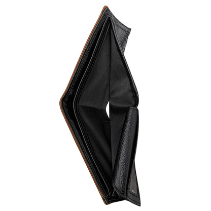We Are Yours No Returns Or Refunds - Personalized Leather Folded Wallet