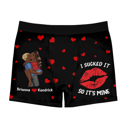 I Licked It So It's Mine - Personalized Men's Boxer Briefs