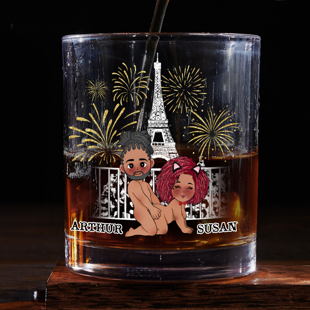 You Are As Smooth As - Personalized Round Whiskey Glass