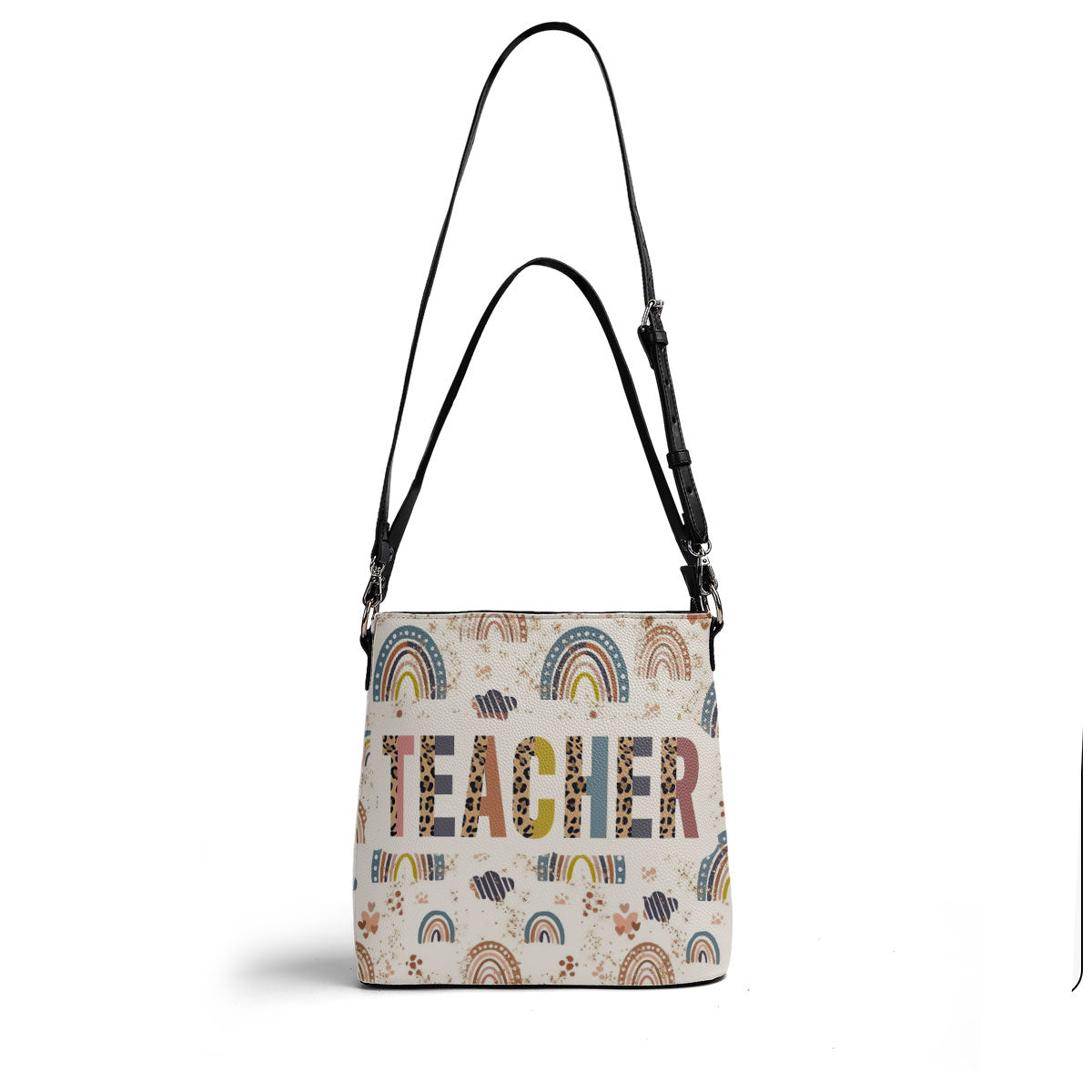 Teacher Rainbow - Personalized Bucket Bag SBBD18LN1490TA