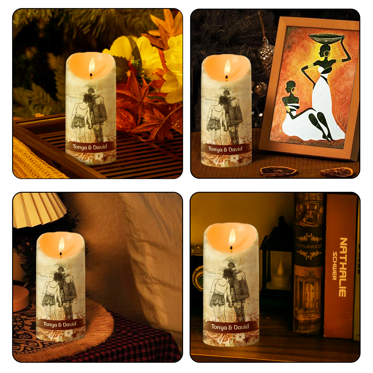 I Love That We Are Going To Grow Old Together - Personalized Flameless LED Candle