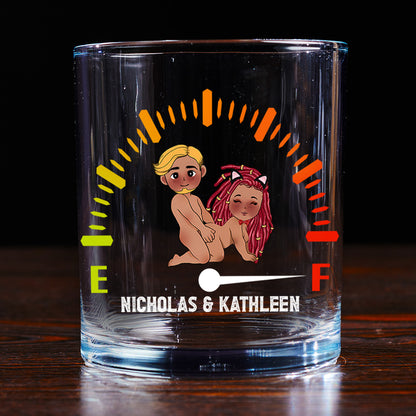 I Rode It - Personalized Round Whiskey Glass