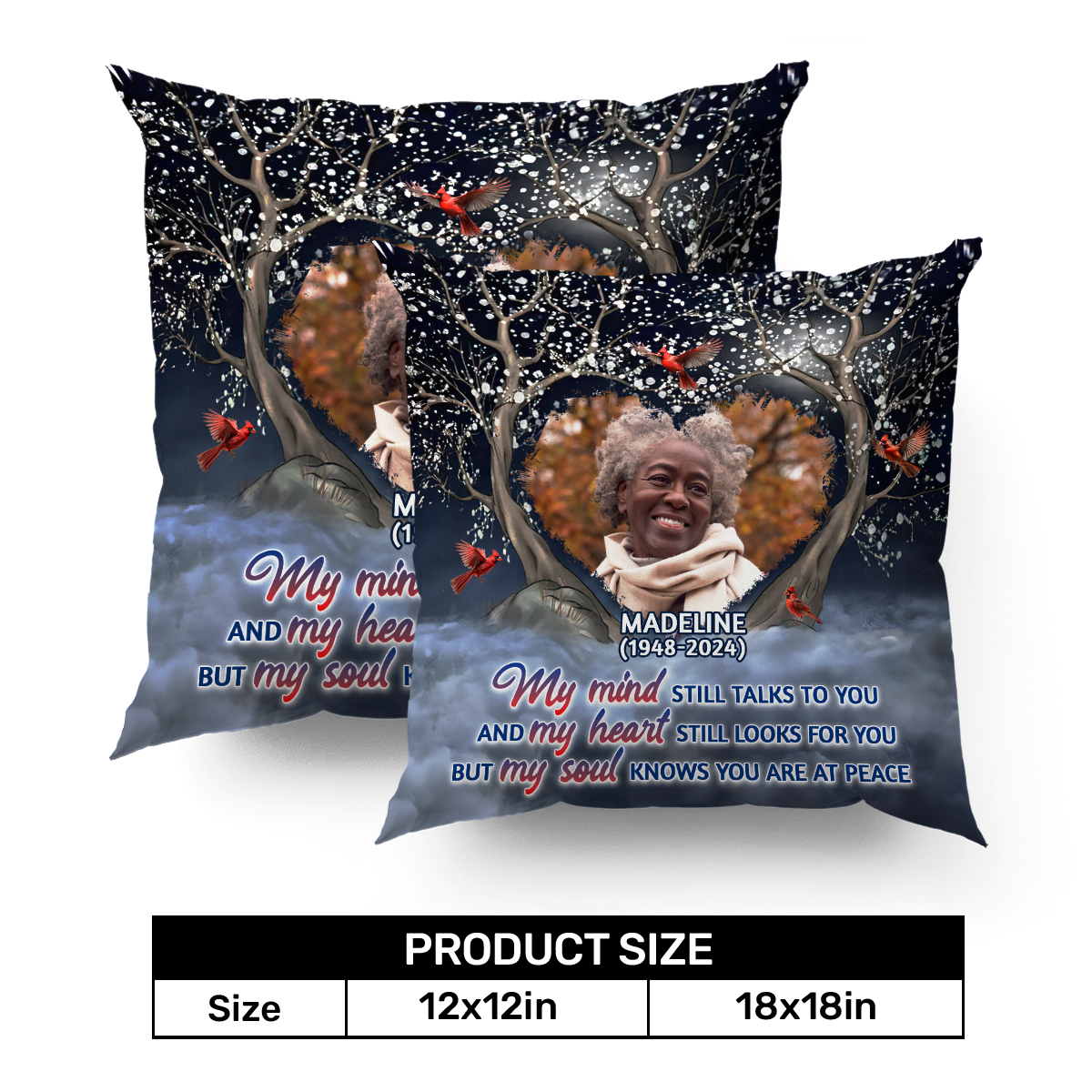 My Mind Still Talks To You - Personalized Pillow