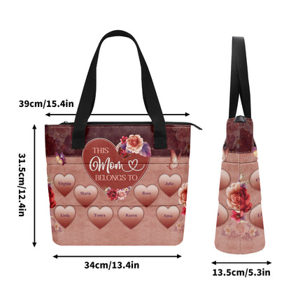 This Grandma Belongs To - Personalized Comfortable Tote Bag