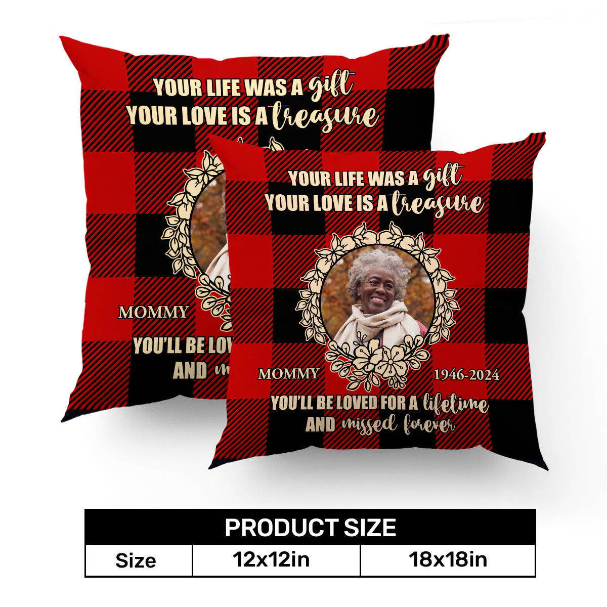 Your Life Was A Gift - Personalized Pillow