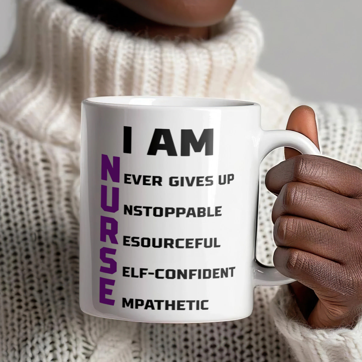 I Am Nurse - Personalized Ceramic Coffee Mug