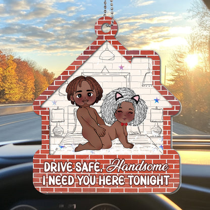 Drive Safe - Personalized 3 Layered Car Shaker Ornament