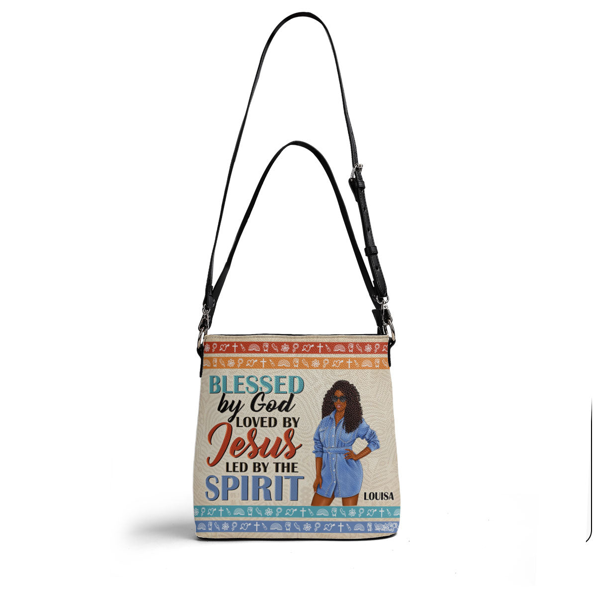 Blessed By God - Personalized Bucket Bag SBBD18LN1363D