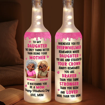 The Only Thing Better Than Being Your Mother - Personalized Bottle Lamp