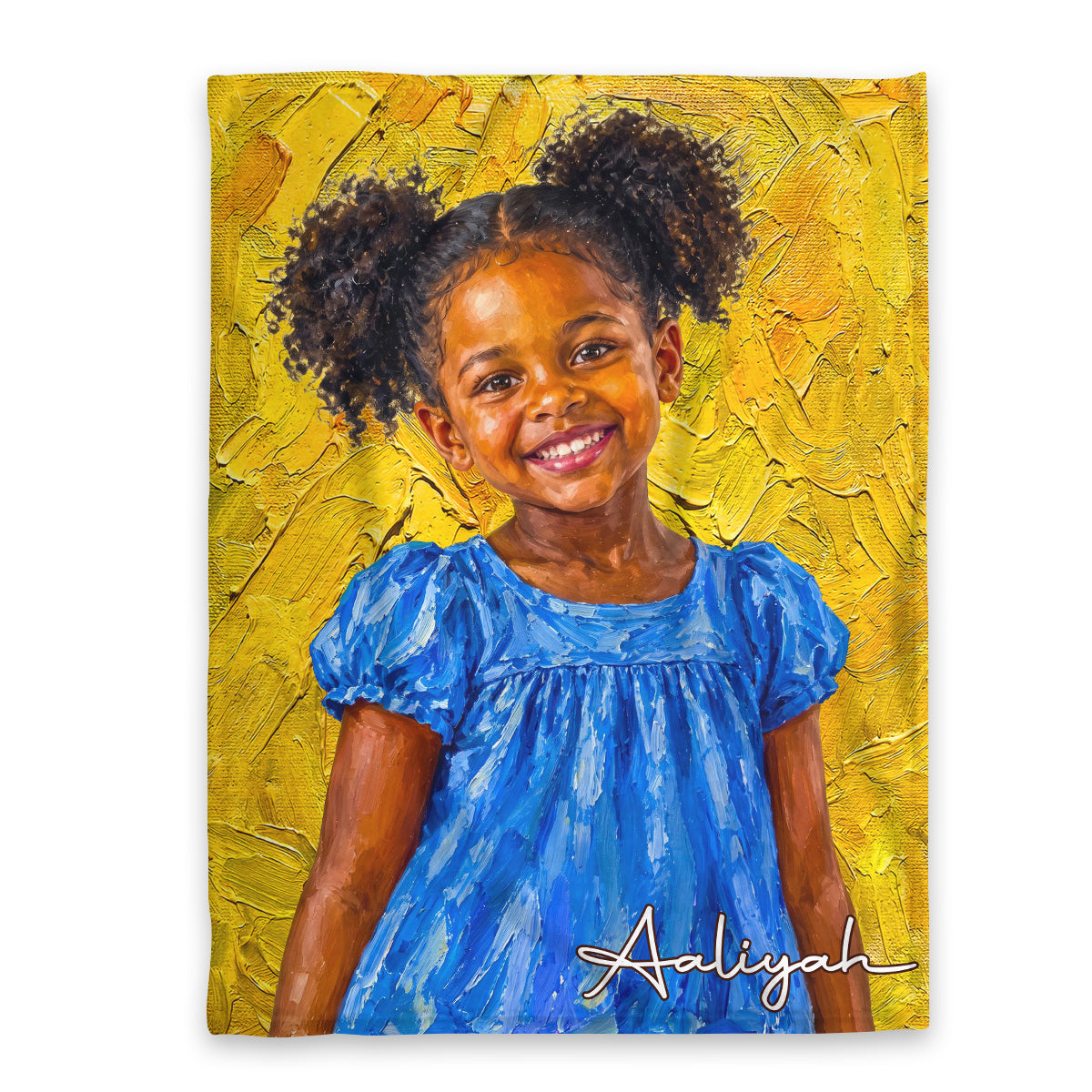 Custom Photo For Kid And Family - Personalized Fleece Blanket