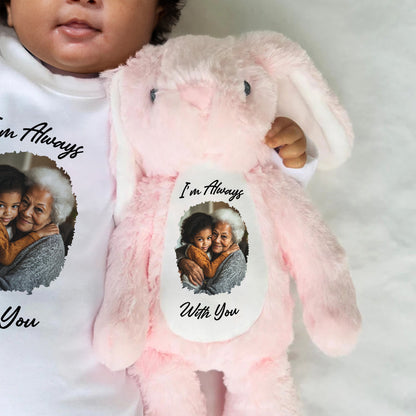 I'm Always With You - Personalized Stuffed Bunny