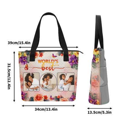 World's Best Mom - Personalized Comfortable Tote Bag