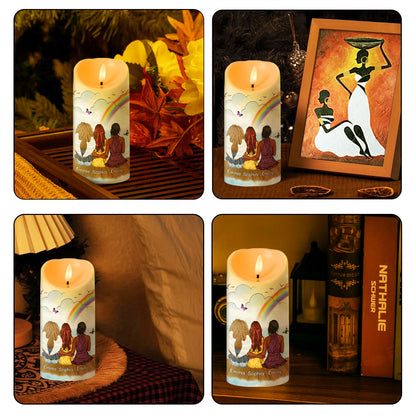 How Lucky I Am - Personalized Flameless LED Candle