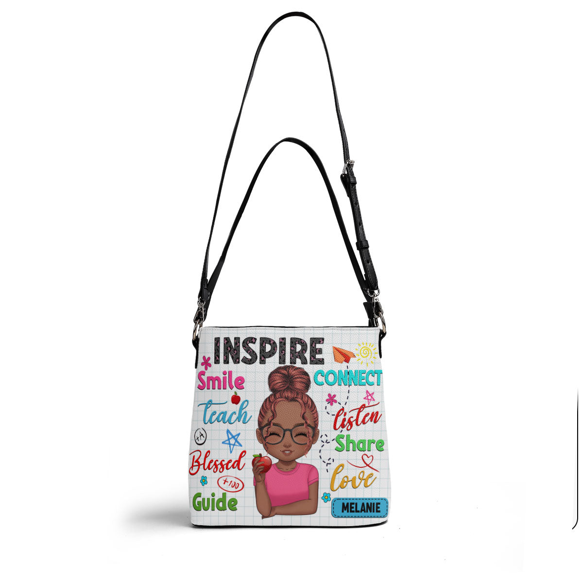 Teacher Inspire - Personalized Bucket Bag SBBD18LN1699L