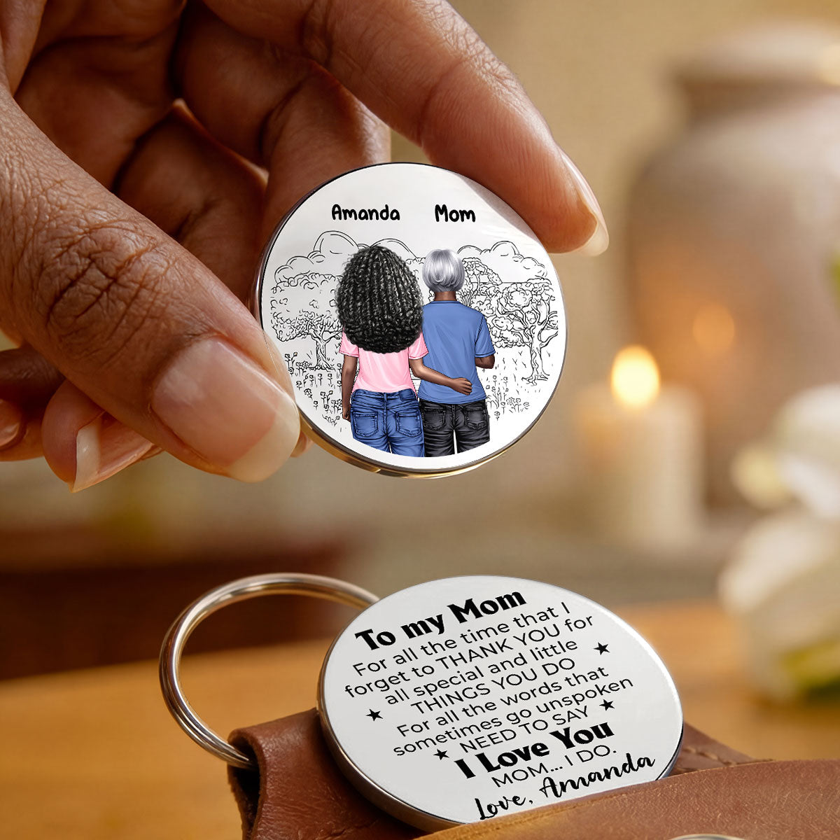 Forever Linked By Love - Personalized Pocket Hug