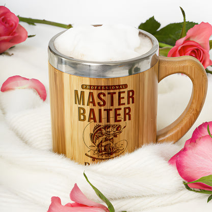 Professional Master Baiter - Personalized Stainless Bamboo Mug