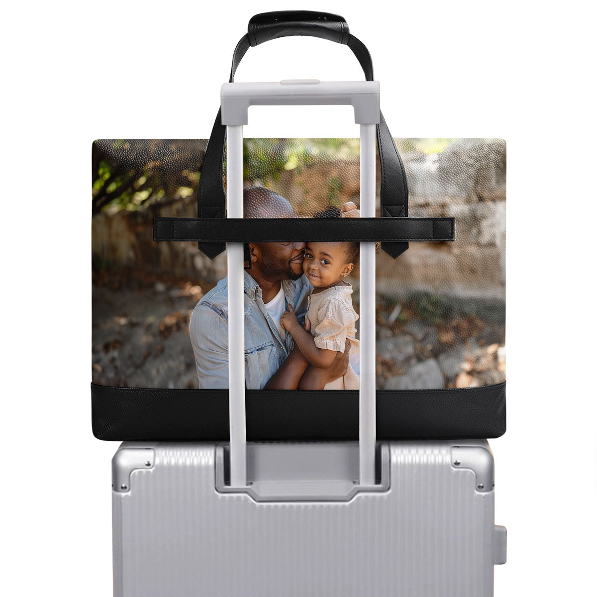 Custom Photo - Personalized Men Briefcase SBMBCM03