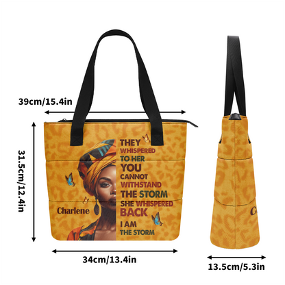 I Am The Storm - Personalized Comfortable Tote Bag