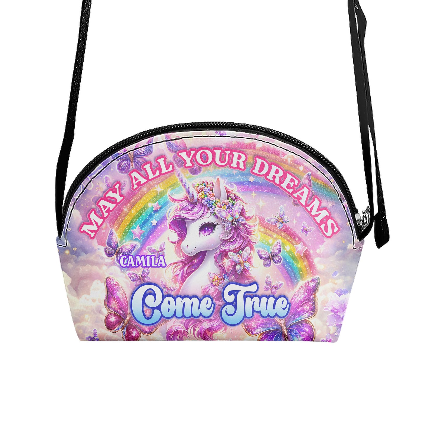 May All Your Dreams Come True - Personalized Kid Shell Purse SBCHSBLHA1759L