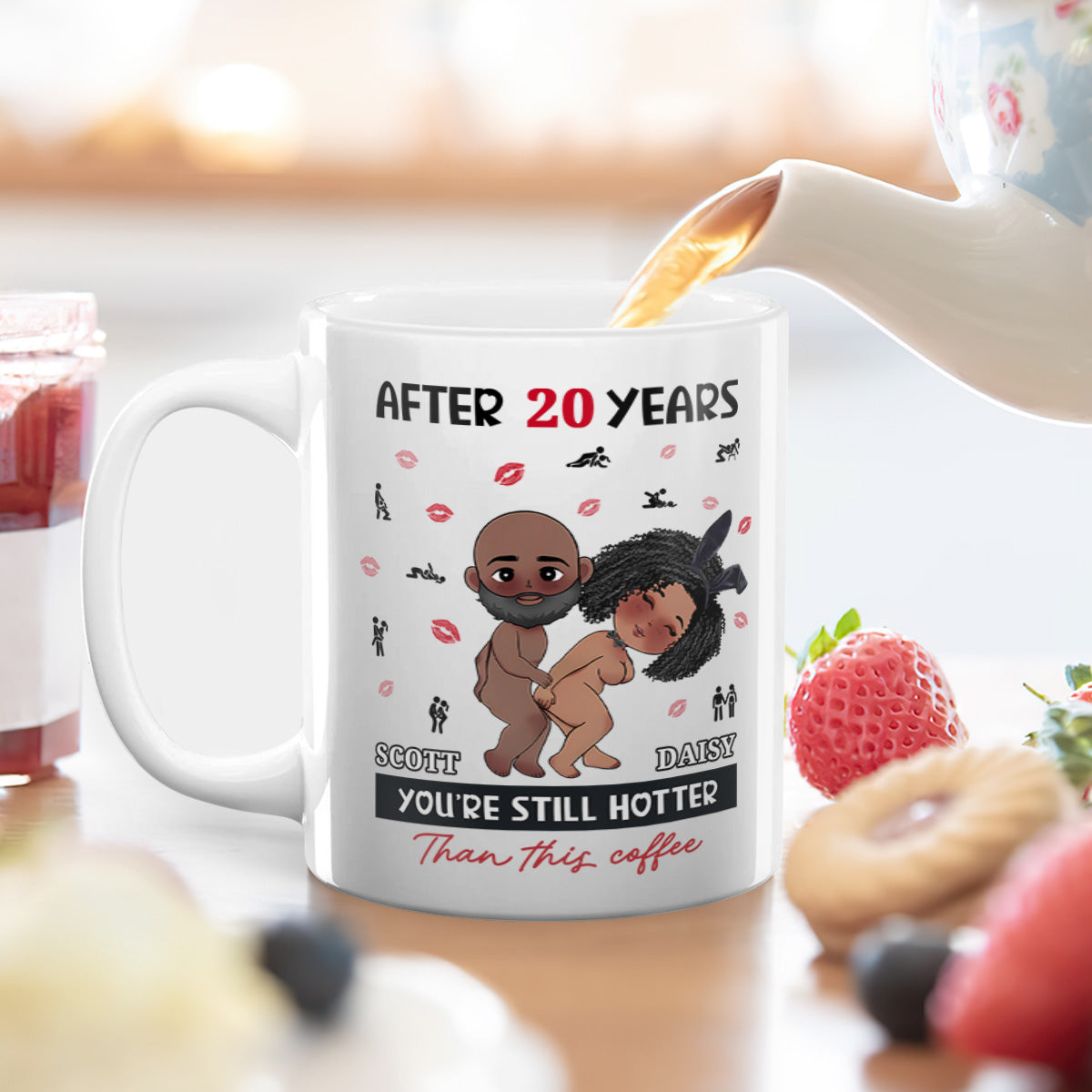 You Are Still Hotter Than This Coffee - Personalized White Ceramic Mug