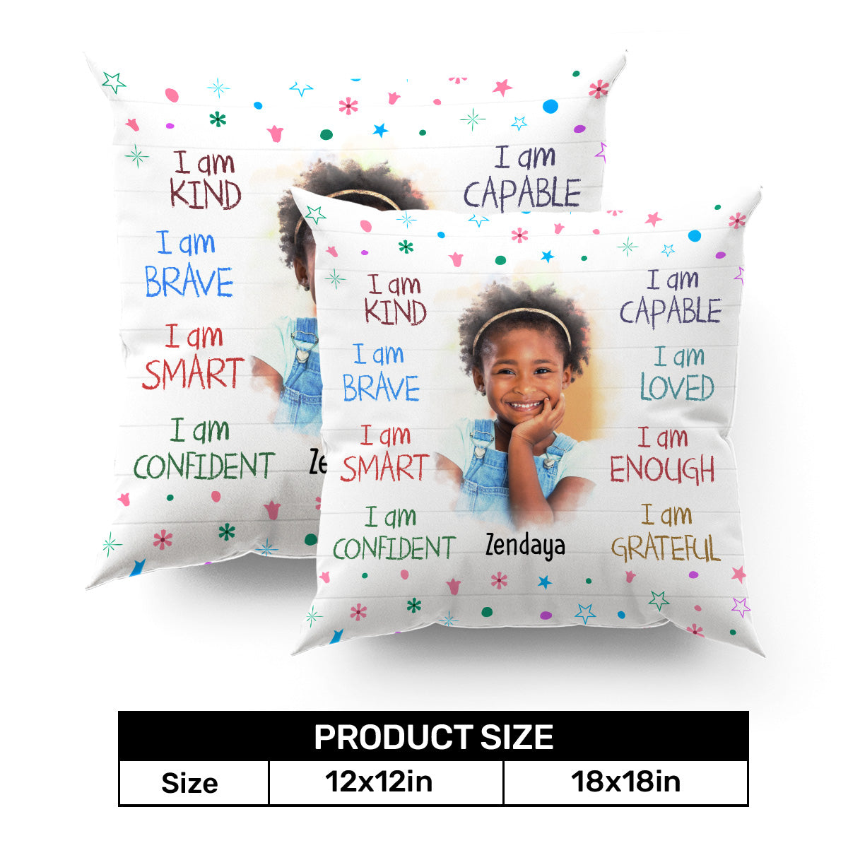 I Am Capable - Personalized Pillow