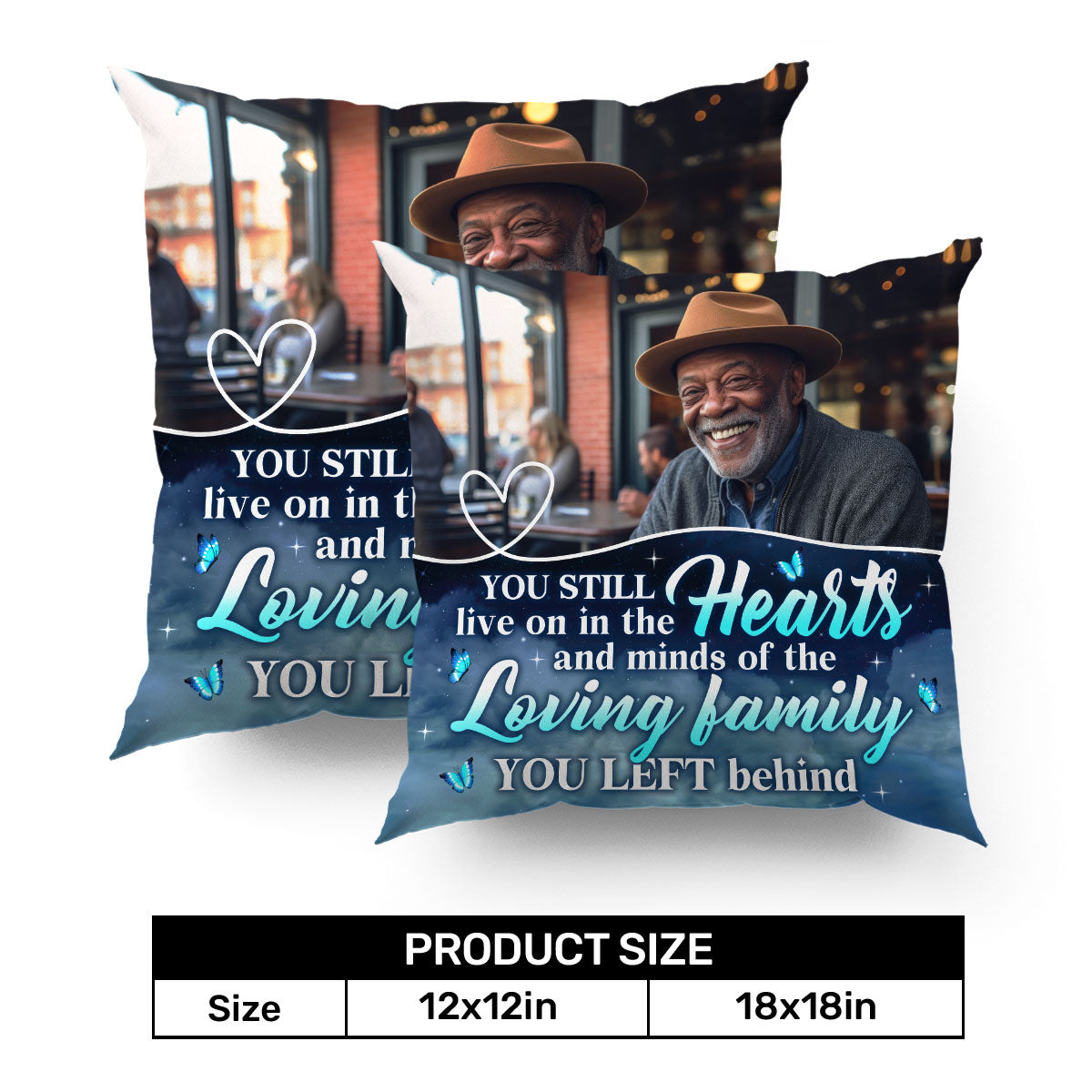 You Still Live On In The Hearts And Minds - Personalized Pillow