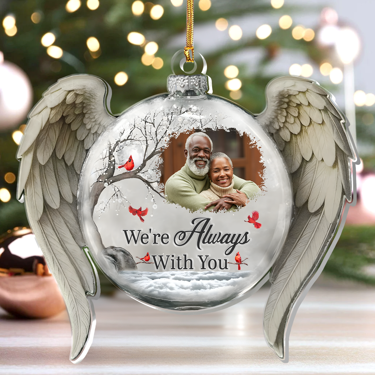 I'm Always With You - Personalized 1-Layer Acrylic Ornament
