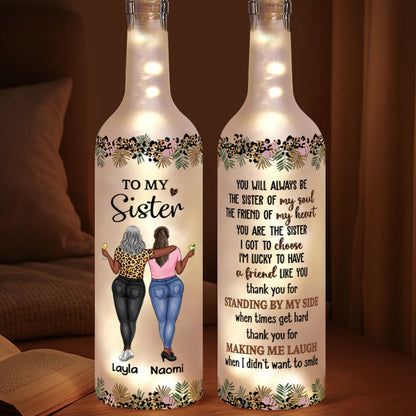 You Are My Soul Sister - Personalized Bottle Lamp