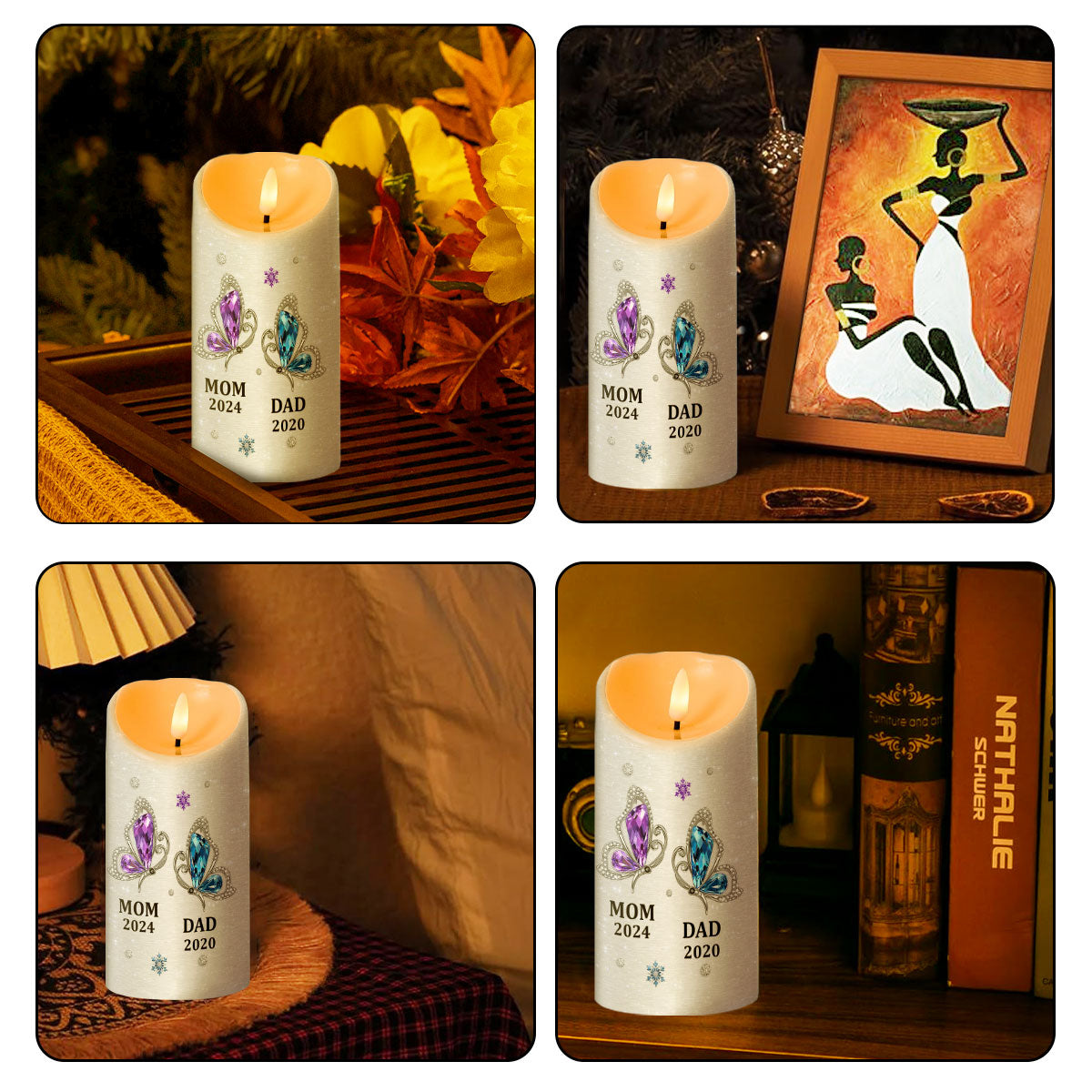 My Soul Knows You Are At Peace - Personalized Flameless LED Candle