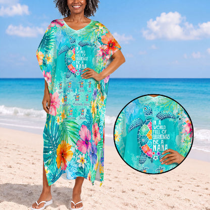In A World Full Of Grandmas Be A Nana - Personalized Kaftan Dress