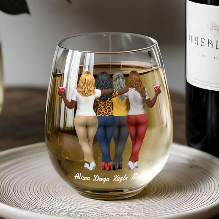 Birthday gift glass