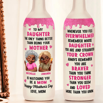 The Only Thing Better Than Being Your Mother - Personalized Bottle Lamp
