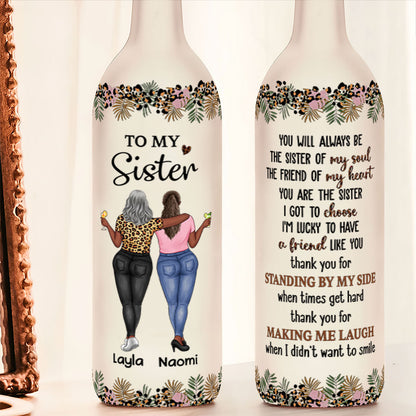 You Are My Soul Sister - Personalized Bottle Lamp