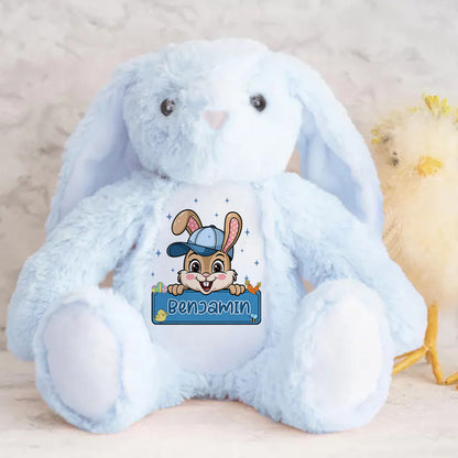 Happy Easter - Personalized Stuffed Bunny