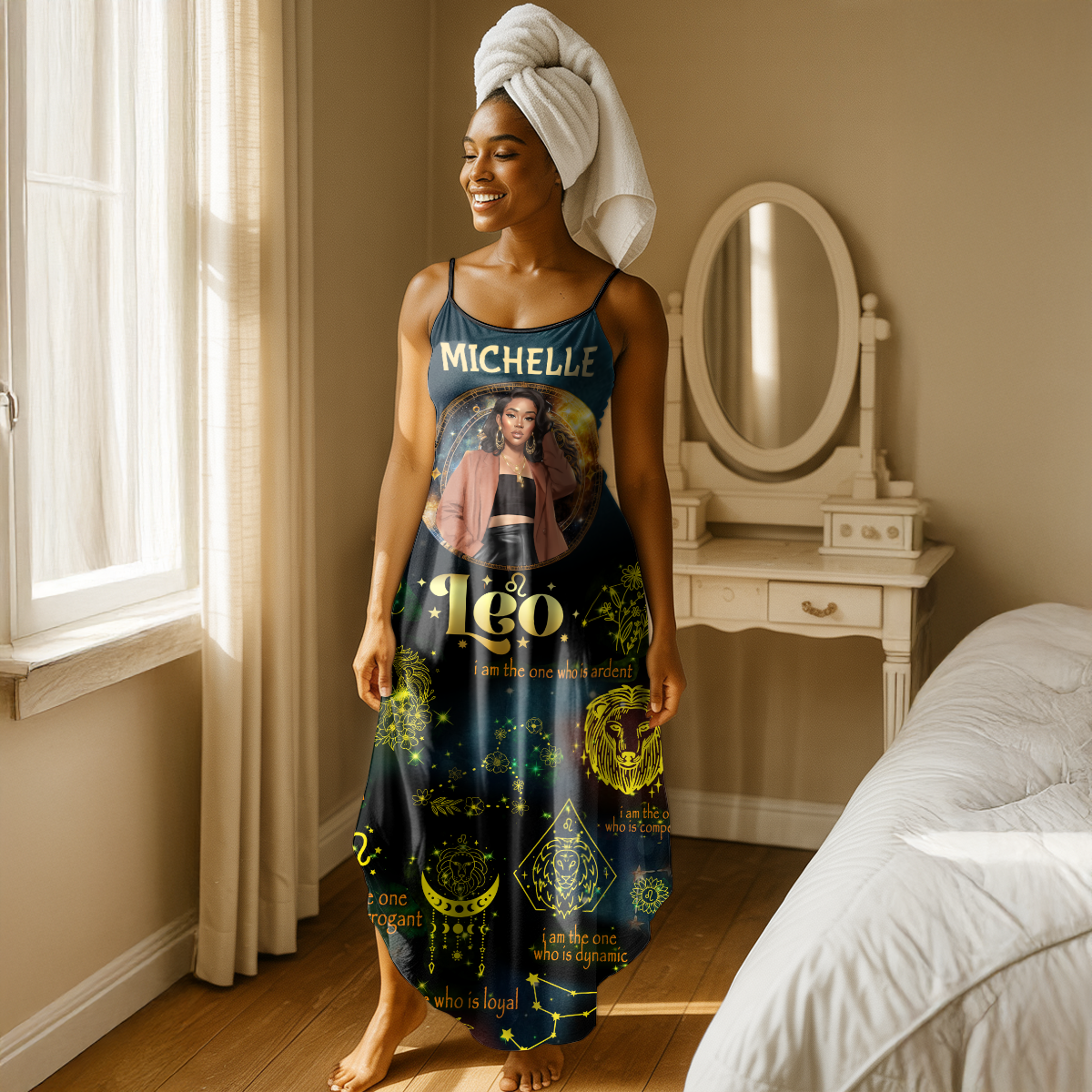 Zodiac Queen - Personalized Maxi Dress