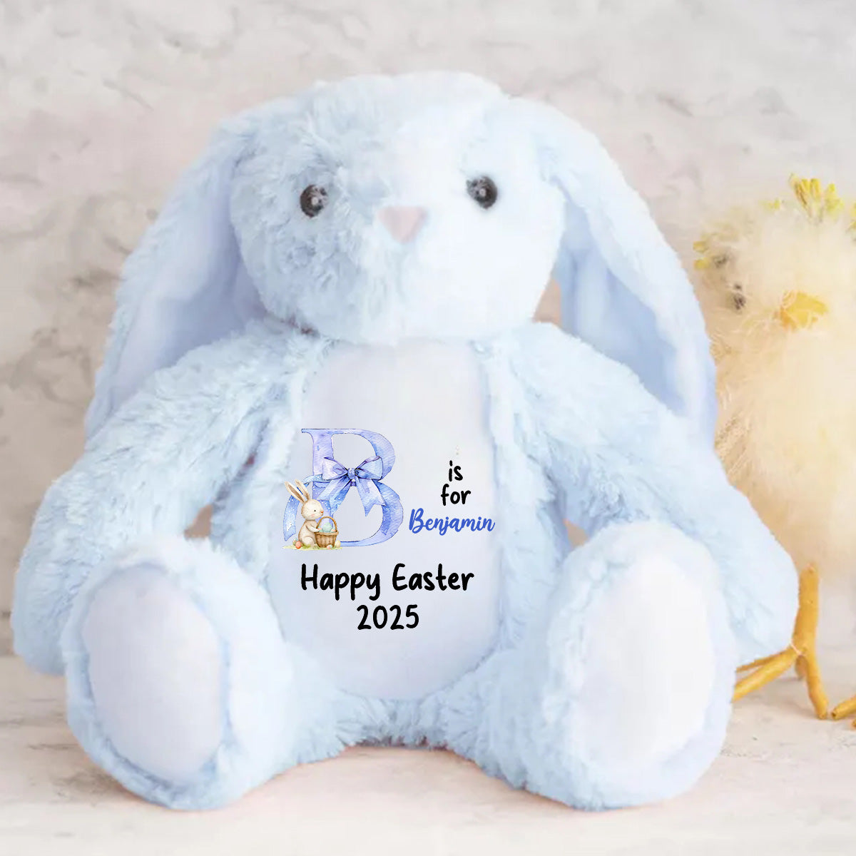 Easter Alphabet - Personalized Stuffed Bunny