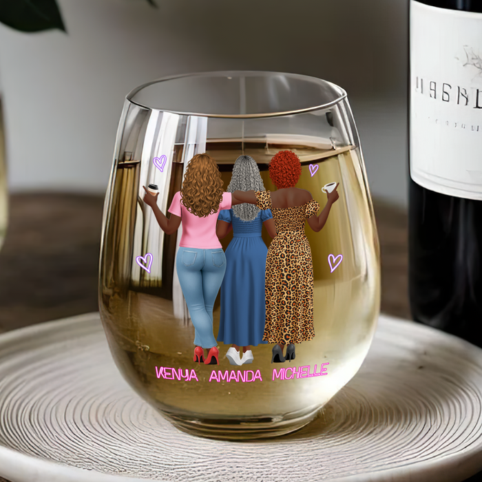 Birthday gift glass