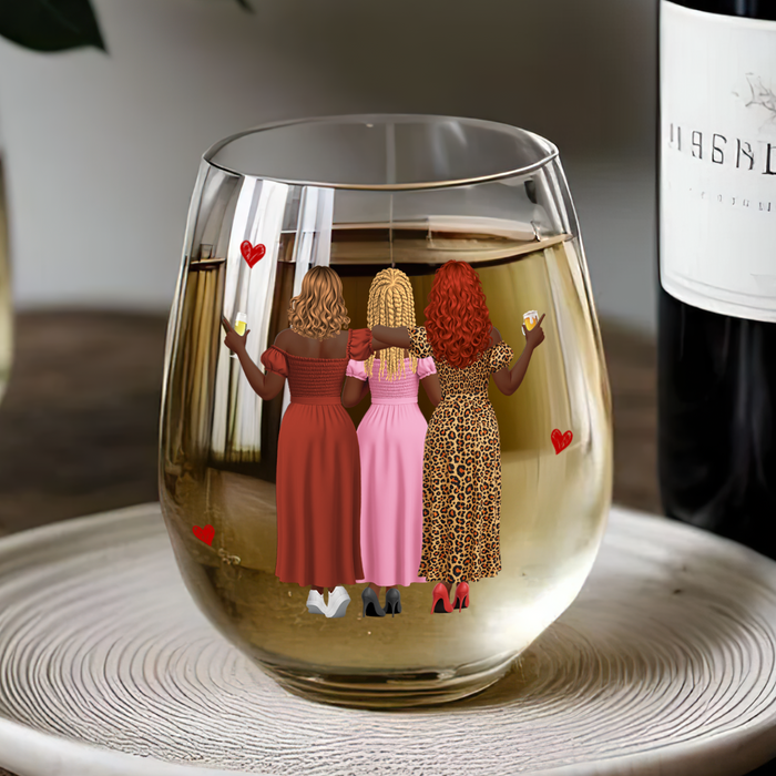 Birthday gift glass