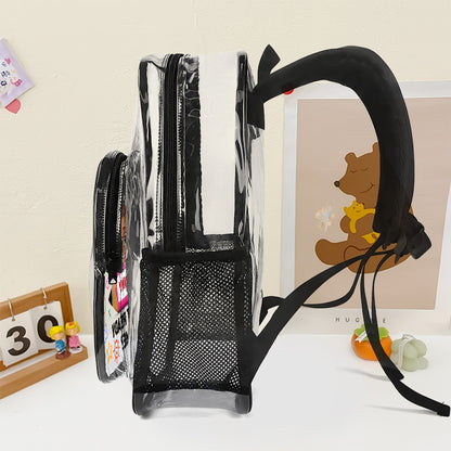 I Am Ready - Personalized Clear Backpack