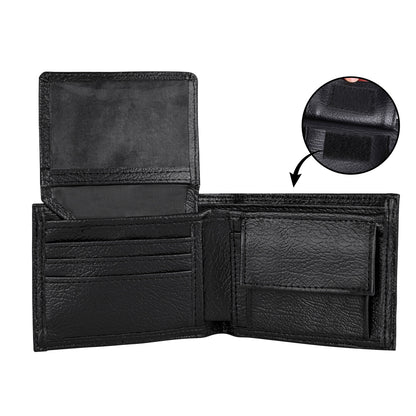 We Are Yours No Returns Or Refunds - Personalized Leather Folded Wallet