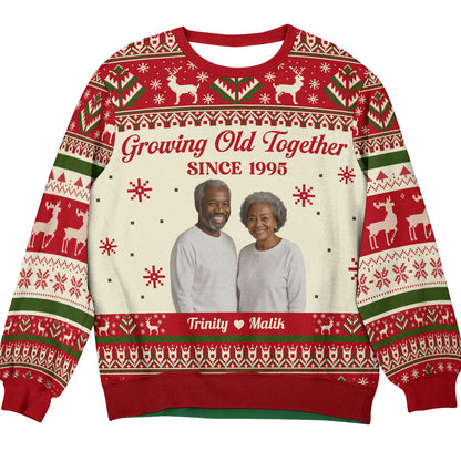Growing Old Together - Personalized 3D Sweatshirt