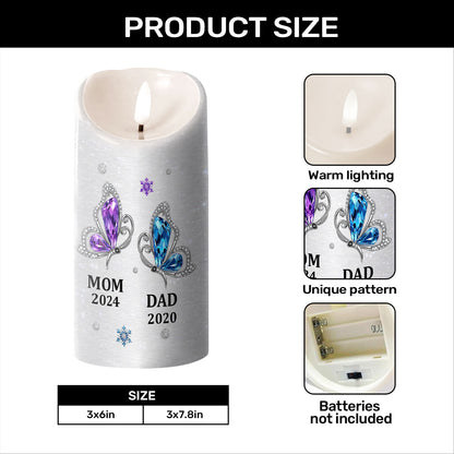 My Soul Knows You Are At Peace - Personalized Flameless LED Candle