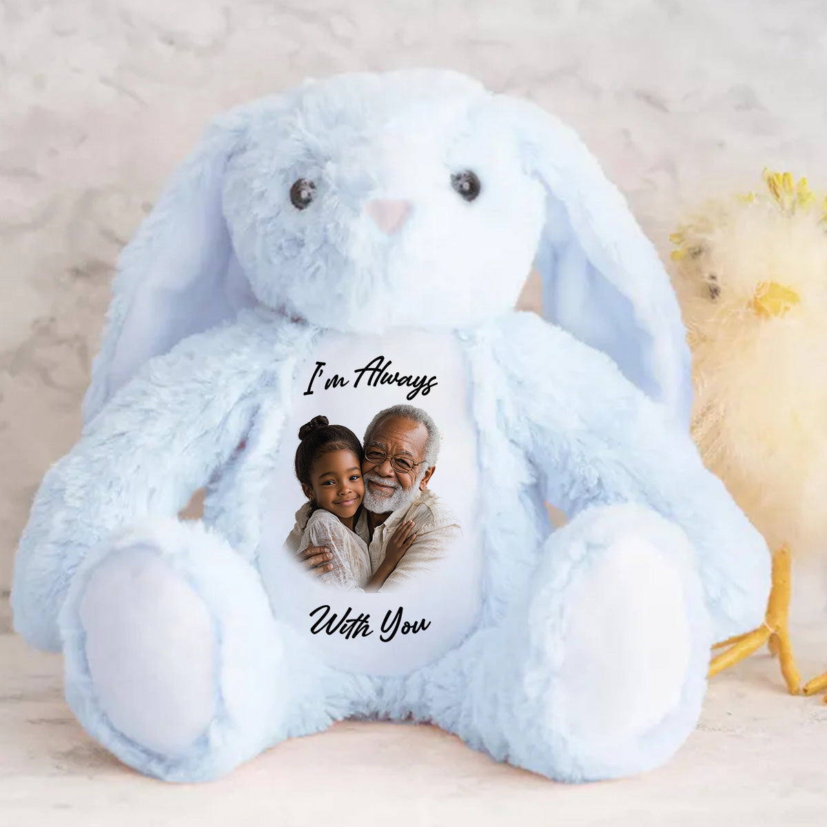 A Cuddle From Heaven - Personalized Stuffed Bunny