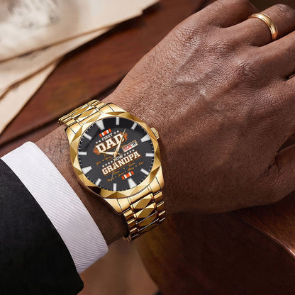 Cool Papa - Personalized Men's Wrist Watch