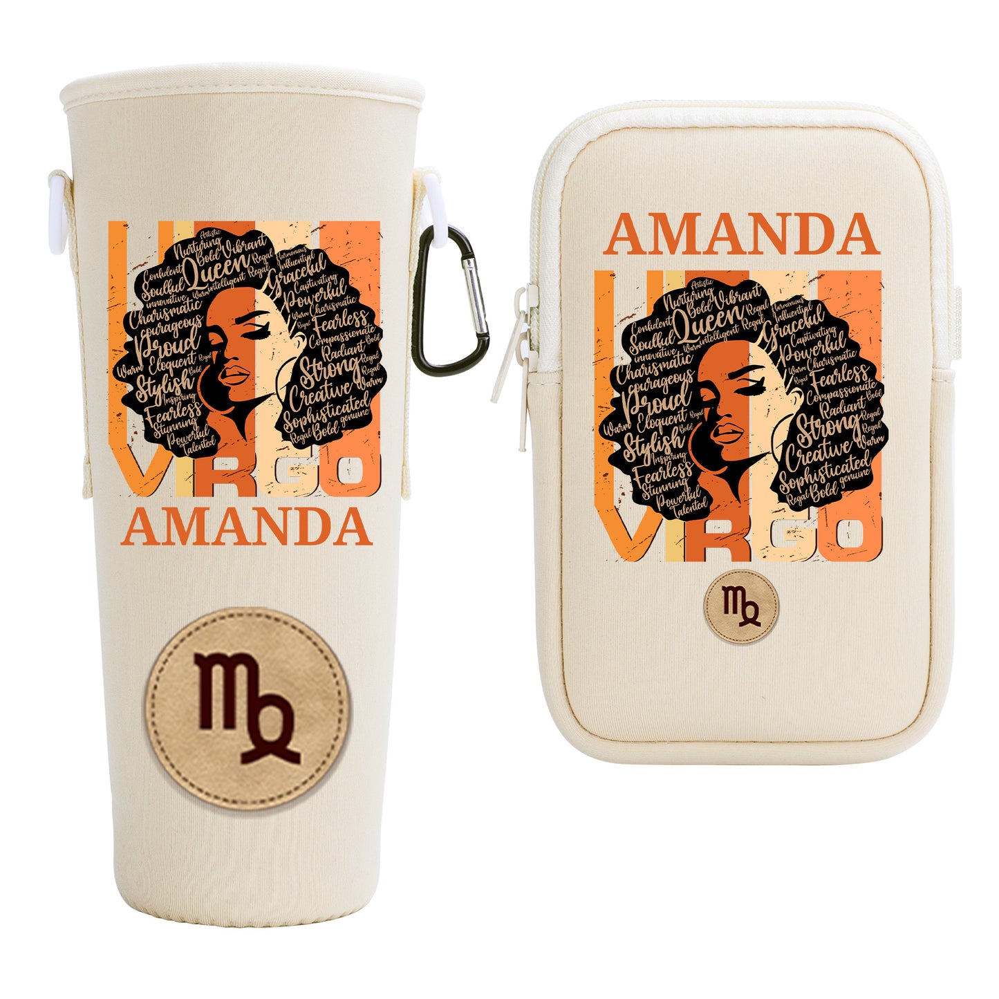 Horoscope Queen - Personalized Tumbler Holder Bag