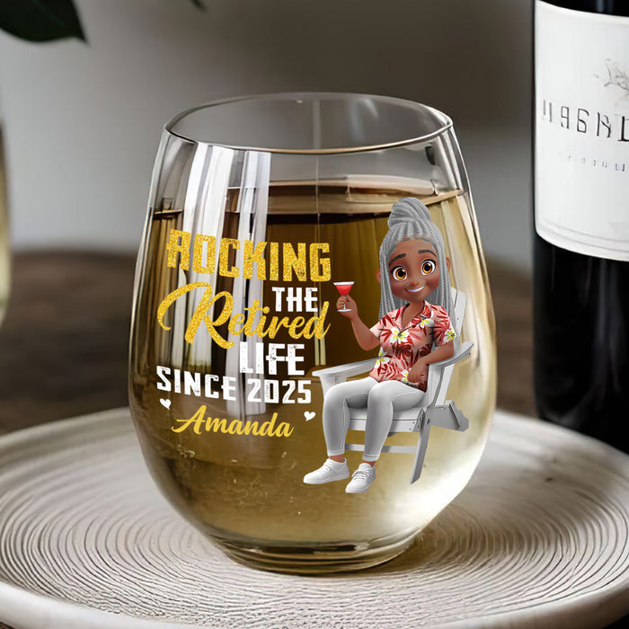 Birthday gift glass