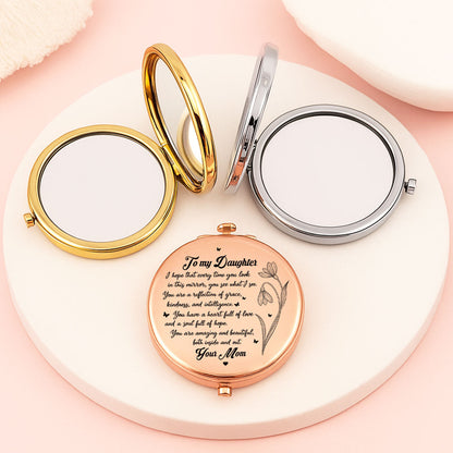 I Hope That Every Time You Look In This Mirror - Personalized Circle Metallic Mirror
